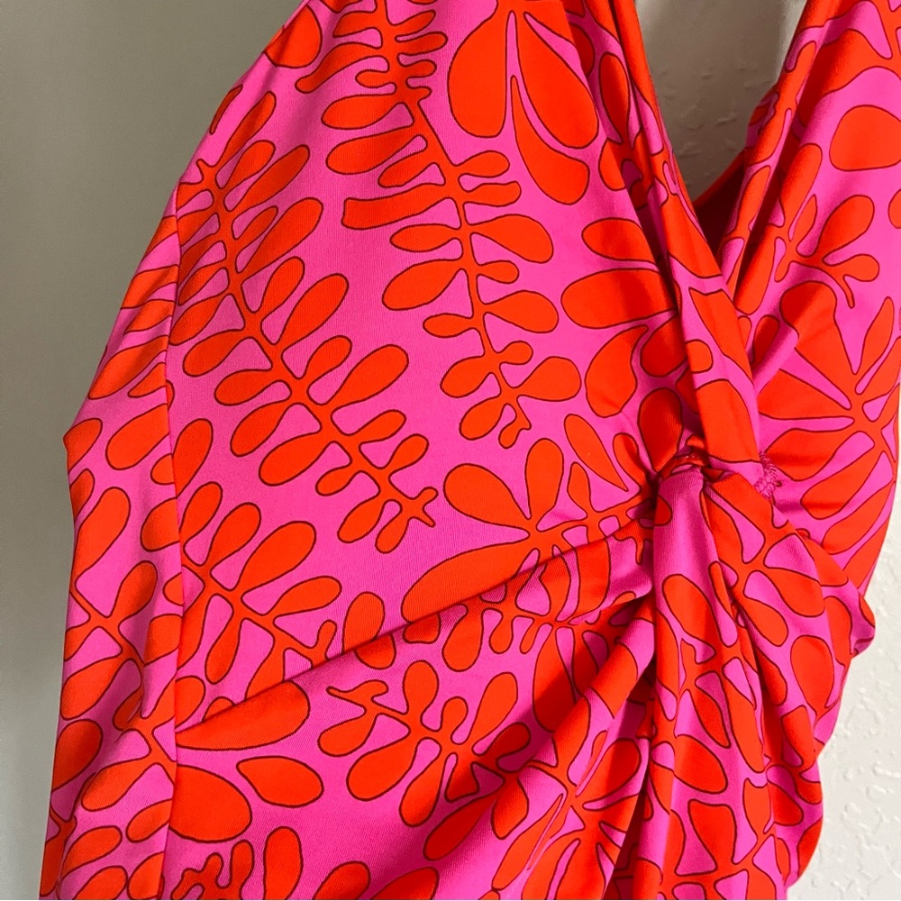 NWT Trina Turk One Piece Trellus Swim Suit Pink Coral 8 - Picture 7 of 12